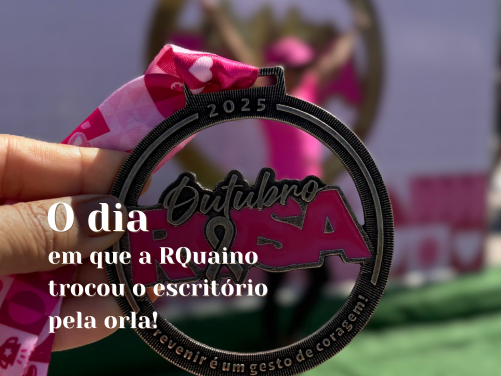 CORRENDO PELA COSCIENTIZAÇÃO E PREVENÇÃO: o dia em que a RQuaino vestiu rosa por uma boa causa